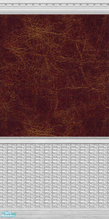 Sims 2 — White Wicker Wallpaper with Leather by BlackGarden — A white wicker wall with faux leather wallpaper. Matches