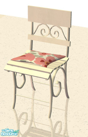 Sims 2 — Romantic Garden - chair cushion 7 by Sophel21 — romantic summer feelings will come true with these garden