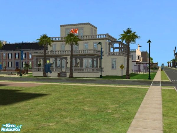 Sims 2 — Bosstraat 4B by simperfect1991 — A nice store. This store totaly H&M, so only for clothes. At the back of