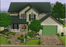 Sims 3 — 'Emerald' Traditional Home by JMBean — This traditional style home contains 2 bedrooms, 1 1/2 bathrooms and an