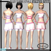 Sims 2 — Teen Female Tennis Style Sportswear by xbexylexyx — Cute skirt and short combination tennis style sportswear for