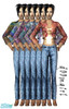 Sims 2 — Jacket & Jeans - Collection by d00mg1rl — 6 different jackets with shirts and jeans Mesh 156 @ Liana Sims 2