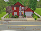 Sims 3 — The Mark Twain by Dr_RobRoy — 2BR, 1 Bath, 2-Story, With Pool, deck, and landscaping.
