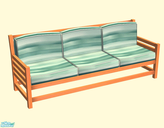 Sims 2 — North Beach Patio Set - Sofa by sim_man123 — Sofa from my North Beach Patio Set. Requires Loveseat for textures.