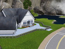 Sims 3 — Stoney Falls House by Aliengirl821 — Single story house with simple floor plan. 3 bed, 4 bath; 2 car garage