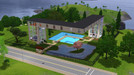 Sims 3 — X and Y House by Deathsoldier11 — 3 bedroom 4 bath. Huge pool with a deck over it. 