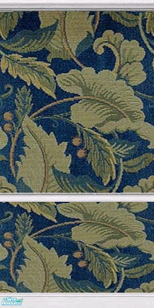 Sims 2 — Audacious Blue Wall by VictoriaGrace — Vivacious walls for Sims who love the blues