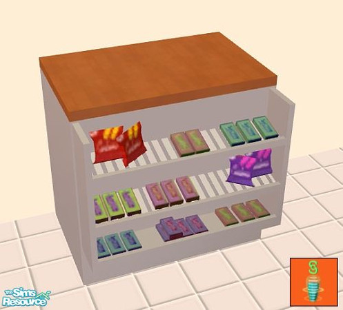 Sims 2 — CSS - Counter 2 by SaeraMaples — Want to own a business, but prefer something small and manageable? The corner
