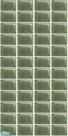 Sims 2 — NK Small Glass Wall Tiles PI - Olive by MoMama — Small Glass Tiles in PI Olive.