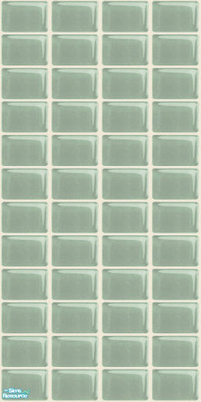 Sims 2 — NK Small Glass Wall Tiles PI - Sea Green by MoMama — Small Glass Tiles in PI Sea Green.