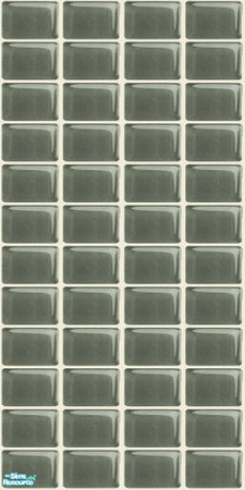 Sims 2 — NK Small Glass Wall Tiles PI - Drab Green by MoMama — Small Glass Tiles in PI Drab Green.