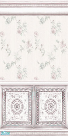 Sims 2 — Delicate rose 4 by katalina — Delicate pastel rose wall adds pure innocence and charm. Enjoy!