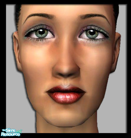 Sims 2 — Drama Queen lipstick set - Natural red by katelys — Dramatic and elegant lipstick in a natural red shade.