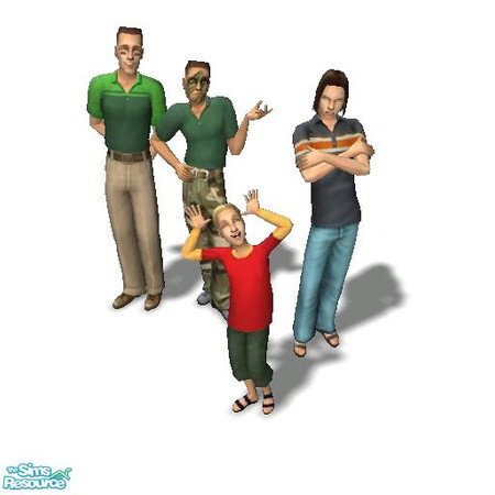 Sims 2 —  by Moza — <strong>A cleaned up family file for your convenience.</strong><br />Tank has