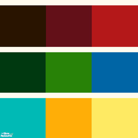 Sims 2 — Rainbow Walls by Kara0307 — This cute and colourful walls come in 9 colours. Enjoy!