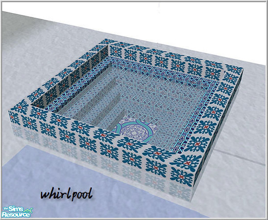 Sims 2 — moroccan hamman part1 - B43 Moroccan Whirlpool by Birgit43 — 