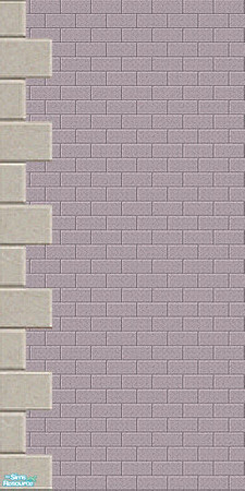 Sims 2 — Brick set - purple - 002 by risarisa666 — purple brick