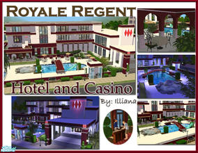 Sims 2 — Royale Regent Casino and Hotel by Illiana — Welcome to Sim Vegas...Home of the Royale Regent Casino and Hotel!