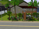 Sims 3 — 455 Sunnyside Blvd by tmross4 — A nice 2 bedroom, 1 bath raised beach house. 2 car parking is under the house.