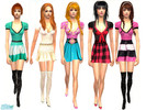 Sims 2 — Summery Dresses by danaszy — A nice dresses for adult female. Thanks for wonderful mesh by LianaSims 2