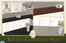 Sims 2 — Manor House Collection: Kitchen Countertop Pack by phoenix_phaerie — A small pack of countertop recolors for the