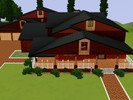 Sims 3 — Craftman Style Home by Tricross — This five bedroom, six and a half bath home features two master suites (one on