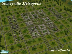 Sims 2 — Stoneyville Metropolis by Wolfsim68 — Stoneyville Metropolis is the latest development in the Stoneyville