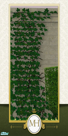 Sims 2 — MH Garden Ivy - Right Facing by phoenix_phaerie — A right facing covering of climbing ivy that instantly adds a