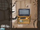 Sims 2 — Kotatsu Living Room-  ALL EP TV by kamiyou — Kotatsu room tv with all ep options