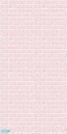Sims 2 — Pink Brick by PeachKrysie — Name says it all. Pink Brick Wall!!!!