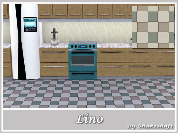 Sims 3 — Lino by Shakeshaft — Lino Flooring ideal for Kitchens.