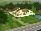 Sims 3 — Ray of sunshine by voulazarra — One of my very first homes. It includes 6 bedrooms, 3 bathrooms, a garage with