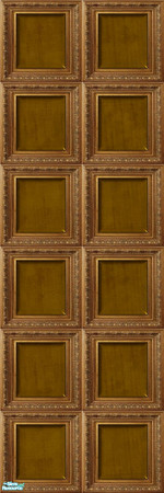 Sims 2 — Old Wall Panel Set (for Earcat) - Ep2 by eriduserpent — A wood panel wall. Designed By The EriduSerpent~