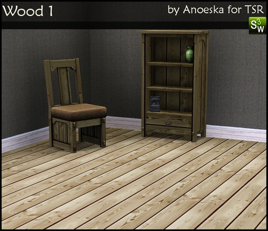 Sims 3 — Wood 1 by AnoeskaB — New wooden planks.