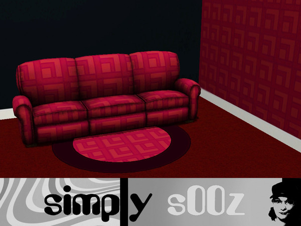 Sims 3 — Retro Squares 13 by s00z — Repeating Pattern