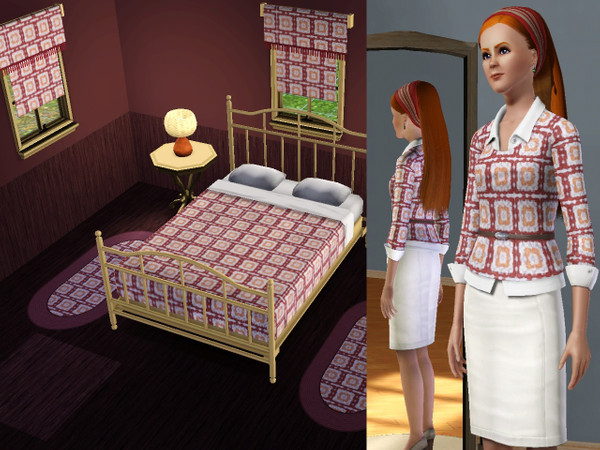 Sims 3 — M_02 by mensure — knitted flowers