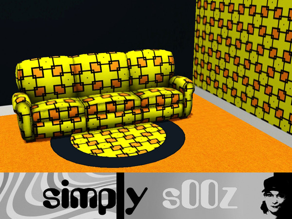 Sims 3 — Retro Squares 18 by s00z — Repeating Pattern