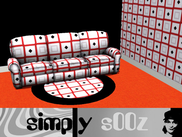 Sims 3 — Retro Squares 21 by s00z — Repeating Pattern