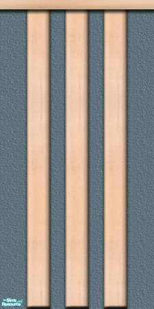 Sims 2 — DiY_Beech Verticals - Diy Bv Academyblue by Dialectically_yours — Beech verticals warm the cool colors in this