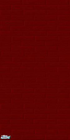 Sims 2 — Dark Brick Wall Set - Burgundy by shadow66 — This is one from a set of seamless, textured brick walls in 12 dark