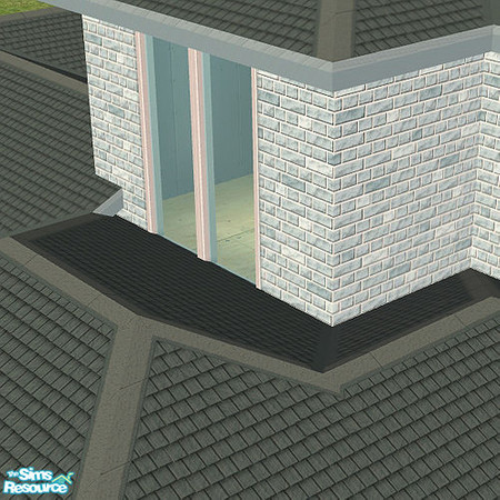 Sims 2 — Studio K Shakes Roofing System - Winter by StudioKhagerks — 