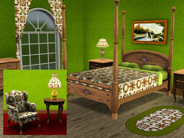 Sims 3 — M_08 by mensure — country style knitted flowers