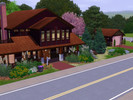 Sims 3 — The Englebrook by kaylyred — This cozy Craftsman cottage takes its cues from nature, with warm wood tones and