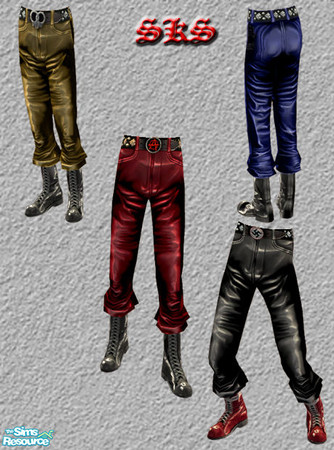 Sims 2 — AMB_SKS_Leather-Shine-set by 71robert13 — This set contains 4 colors of ultra shinny \"patent\"