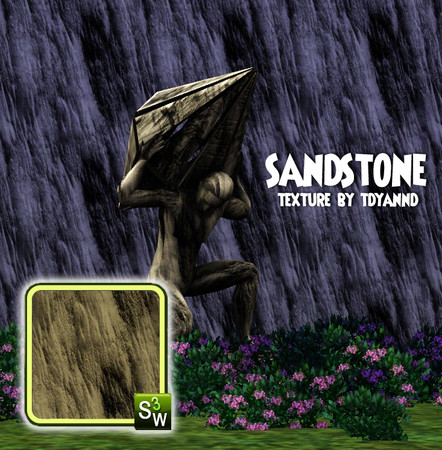 Sims 3 — Sandstone by tdyannd — A rough rock texture.