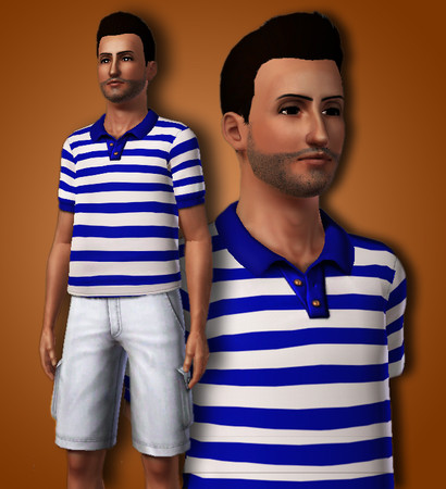 Sims 3 — Juan by djbert — Juan, the modern guy prepared to go this summer to La Manga