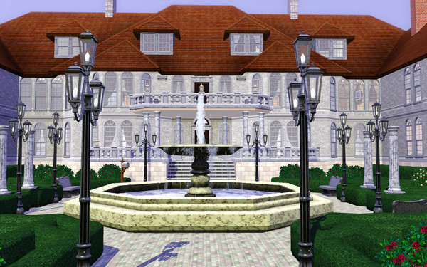 Sims 3 —  by Aimus_Sage — This Chateau was orginally constructed in Sunset Village for Dackon Gecko, a rich entrepeneur