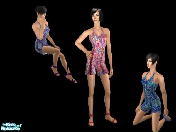 Sims 2 — Summer Berries by GabyML — A sexy outfit in three great colors. Enjoy!