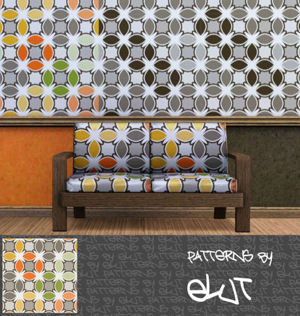 Sims 3 — Leaf Design by Elut — Another siimple leaf pattern that works with "Leaf liberated".