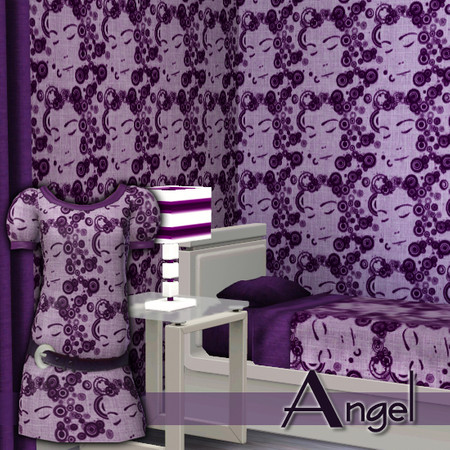 Sims 3 — kipTSR-Angel by kittyispretty69 — An interesting and beautiful pattern with a fabric look texture for your tween